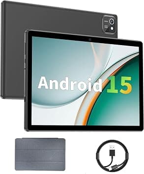 aiprotablet Tablet 10 inch Android 15 Tablets, 12GB RAM 64GB ROM 1TB Expand, Quad-Core Processor, 1280x800 LCD Touch Screen, WiFi 5, Dual Camera, BT5.0, 6000mAh Battery (Black) on Amazon.ae - Price Tracker