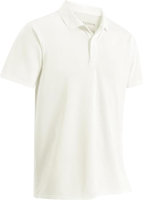 33,000ft Men's Polo Shirt Short Sleeve T-Shirt Golf Polo Moisture Wicking Polos Quick Drying Polos Outdoor Sports Athletic Tennis Performance Breathable T-Shirt for Golf Tennis Work on Amazon.ae - Price Tracker