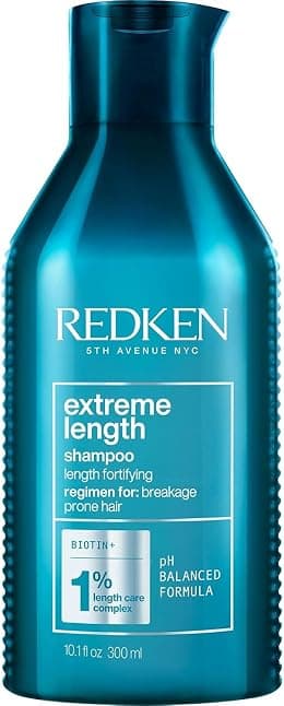 Redken Extreme Length Biotin Shampoo For Longer Hair | Promotes Healthy Hair Growth | Strengthens Damaged Hair | Prevents Hair Breakage | Infused With Biotin | 300ml - Best Deal Finder