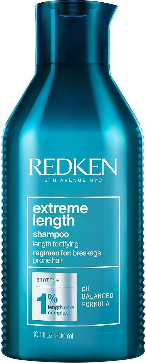 Redken Extreme Length Biotin Shampoo For Longer Hair | Promotes Healthy Hair Growth | Strengthens Damaged Hair | Prevents Hair Breakage | Infused With Biotin | 300ml on Amazon - Best Deal Finder