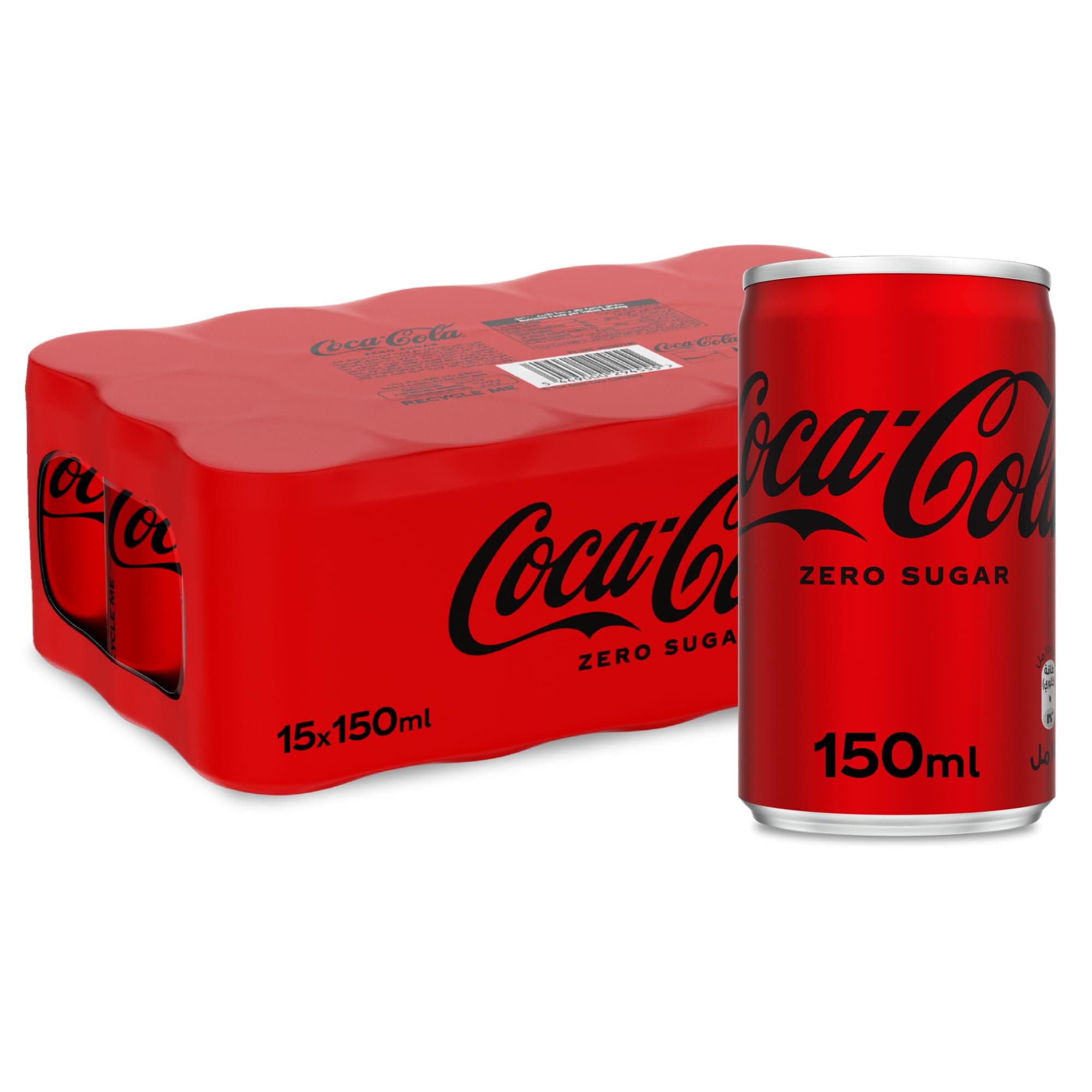 COCA-COLA Zero Sugar, Carbonated Soft Drink, Can 150L, pack of 15 on Amazon.ae - Price Tracker