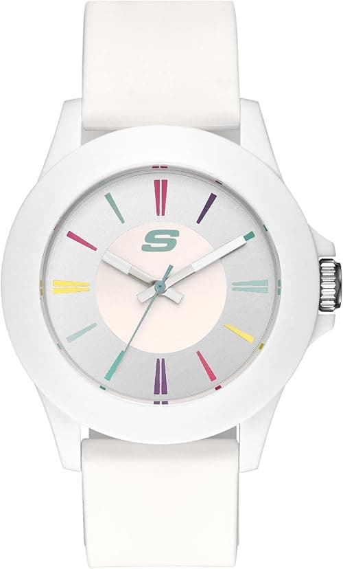 Skechers Women's Rosencrans Mid Quartz Plastic and Silicone Casual Sports Watch on Amazon.ae - Price Tracker