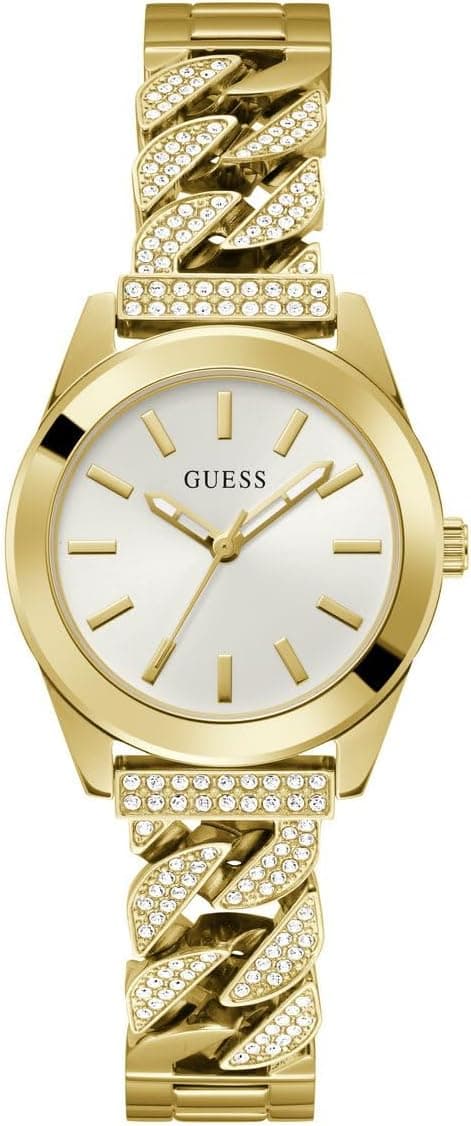 GUESS Ladies 32mm Watch - Iridescent Bracelet Silver Dial Iridescent Case on Amazon.ae - Price Tracker