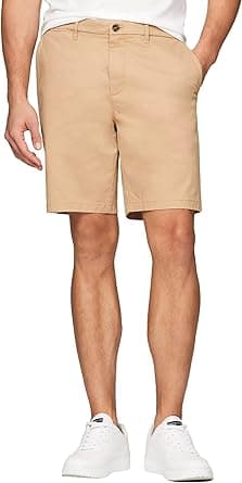 Tommy Hilfiger Men's Casual Stretch 9” Chino Shorts, 40, Sand on Amazon.ae - Price Tracker