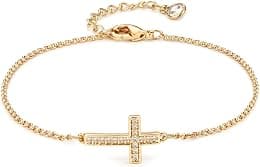 LOYATA Gold Bracelet Gold 14K Gold Filled Dainty Chain Simple Jewelry Gift for Women - Best Deal Finder