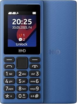 HMD 101 4G | 4G Feature Phone with Cloud Phone Apps Supports YouTube, YouTube Shorts, Facebook & Much More | Type C Fast Charging | 1-Year Replacement Guarantee | Blue على Amazon.ae - متتبع الأسعار