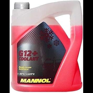 MANNOL 5L Coolant Antifreeze G12+ RED Ready Mixed -30°C / +125 German Hi Spec on Amazon.ae - Price Tracker