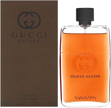 Gucci Perfume Gucci Guilty Absolute by Gucci for Men Eau de Parfum 90ml Multicolor - متتبع أسعار Amazon.sa