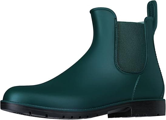 Asgard Women's Ankle Rain Boots Waterproof Chelsea Boots على Amazon.ae - متتبع الأسعار