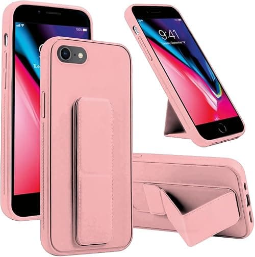 MARGOUN For iPhone 7/8 Case Cover Finger Grip holder Phone Car Magnetic Multi-function Shockproof Protective Case Two-in-one Phone holder Case (light pink, iphone 7/8) on Amazon.ae - Price Tracker