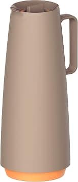Tramontina Exata Beige Plastic Thermal Flask with 1 Liter Glass Liner on Amazon.ae - Price Tracker