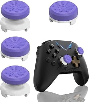 4Pcs Thumb Grips,Silicone Thumb Stick Grips Caps for PS4 Controller and for PS5 Controller Thumbsticks to Help with Aim,Control and Accuracy Reduce Thumb Fatigue,Ergonomic Anti-Wear Analog Stick Cap on Amazon.ae - Price Tracker