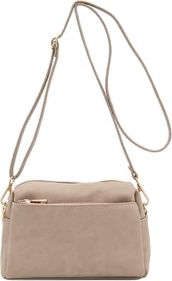 FashionPuzzle Triple Zip Small Crossbody Bag - Best Deal Finder
