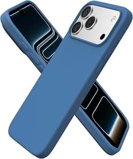 ORNARTO Case for iPhone 17 Pro Max (6.9") - Liquid Silicone Anti-Skid Full Protection Shockproof Full Protection Soft Microfiber Interior - Blue - Amazon.ae Price Tracker