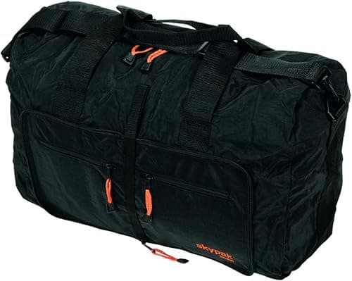 (02) 53CM ONBOARD SIZE FOLDING TRAVEL BAG IN BLACK on Amazon.ae - Price Tracker
