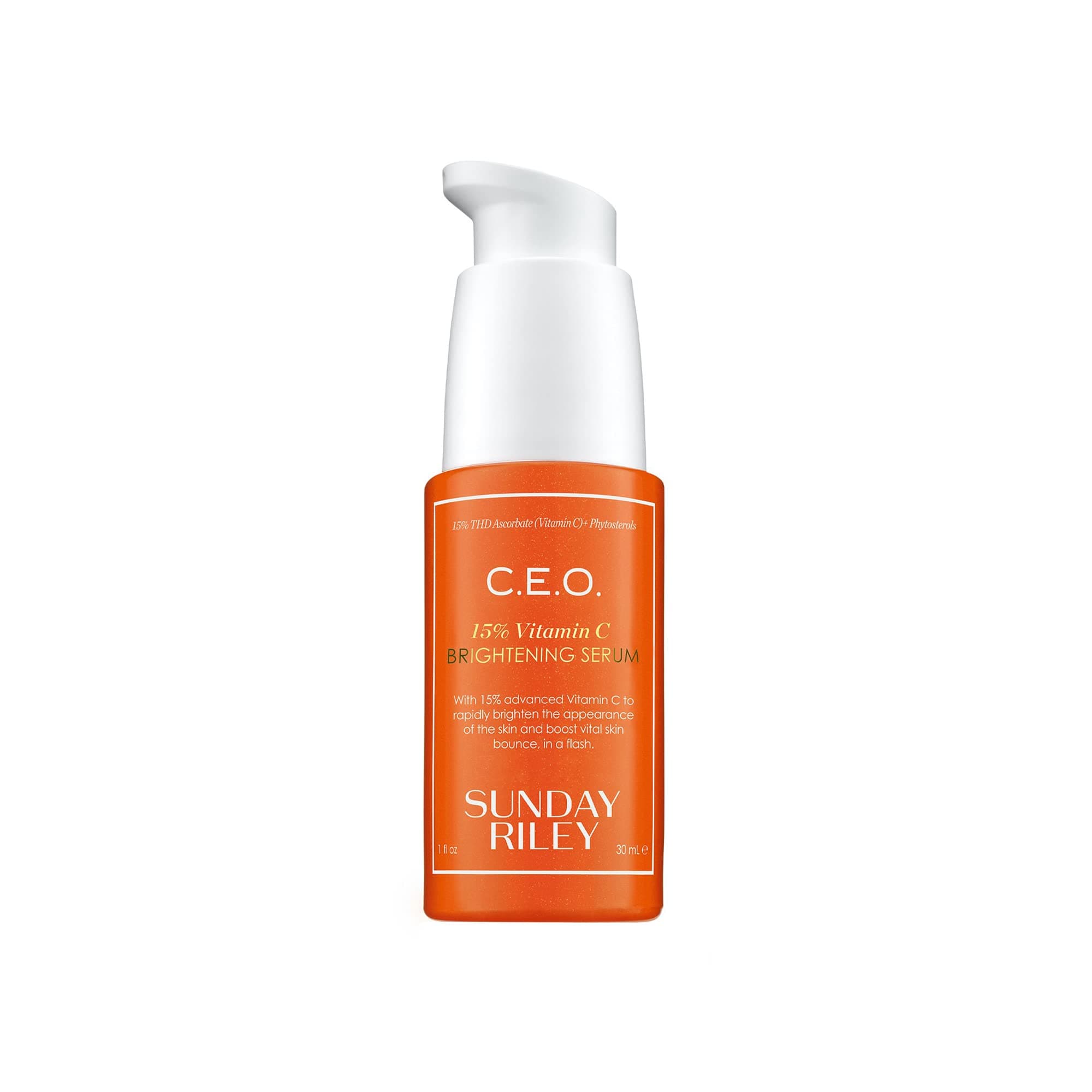 Sunday Riley C.E.O. 15% Vitamin C Brightening Serum, Orange, 1.0 Fl oz(pack of 1) on Amazon.ae - Price Tracker
