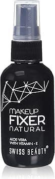 Swiss Beauty Natural Makeup Fixer | Natural Dewy Finish | With Vitamin E and Aloe Vera | Long-Lasting | Hydrating & Refreshing Setting Spray | 70 ml on Amazon.ae - Price Tracker