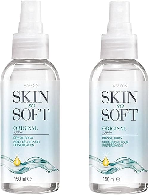 Avon Skin So Soft Original Dry Oil Body Spray with Jojoba (150ml) - Pack of 2 on Amazon.ae - Price Tracker