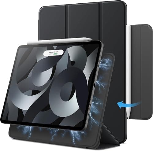 JETech Magnetic Case for iPad Air 11" M4/M3/M2 & iPad Air 5/4 10.9", Black | For iPad Air 11" (2026-2024) & Air 5/4 10.9" (2022/2020)&iPad Pro 11 (2018), Slim Smart Design Cover, Lightweight Protection on Amazon.ae - Price Tracker