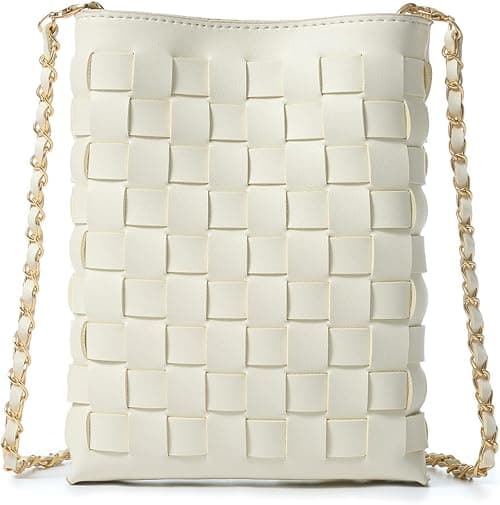 Woven Small Crossbody Bags Cell Phone Purse for Women Teen Girls Small Shoulder Phone Bag on Amazon.ae - Price Tracker