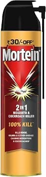 Mortein 2 In 1 Mosquito And Cockroach Killer Spray - 400Ml | Lemon Fragrance | 100% Kill Guarantee, Pack Of 1 - Amazon.ae Price Tracker