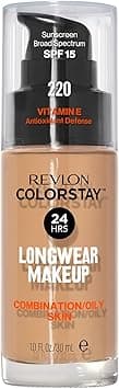 Revlon ColorStay Makeup Foundation for Combination/Oily Skin, 30ml, 220 Natural Beige on Amazon.ae - Price Tracker