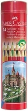 Faber-Castell Classic 24-Colors Coloured Pencil in Tin Case - Amazon.ae Price Tracker