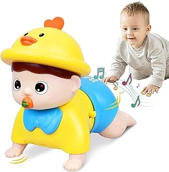 AMERTEER Crawling Baby Toys, Toddler Musical Toys For Crawling Babies with Light &amp; Sound, Tummy Time Crab Toy, Educational Toy for Babies 6 to 18 Months, Infant Learning toys for Boys &amp; Girls on Amazon.ae - Price Tracker