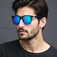 Polarized Square Sunglasses – Lightweight Black Frame for Driving, Sports & Outdoor Activities - Amazon.ae Price Tracker