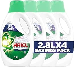 Ariel Automatic Liquid Detergent Gel, 11.2L (2.8L Pack of 4) - متتبع أسعار Amazon.sa