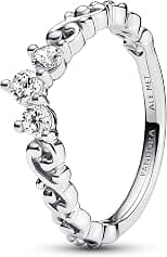 Pandora Moments Ring königliche Tiara, Sterlingsilber, mit klarem Cubic Zirkonia - Best Deal Finder