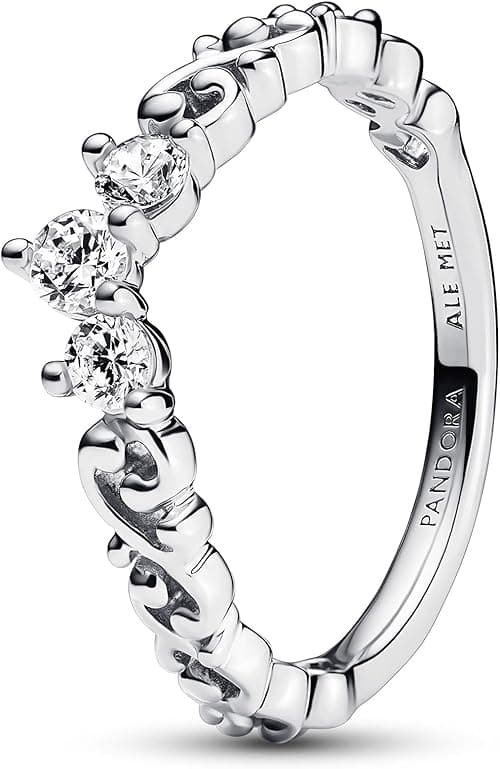 Pandora Moments Ring königliche Tiara, Sterlingsilber, mit klarem Cubic Zirkonia on Amazon.ae - Price Tracker