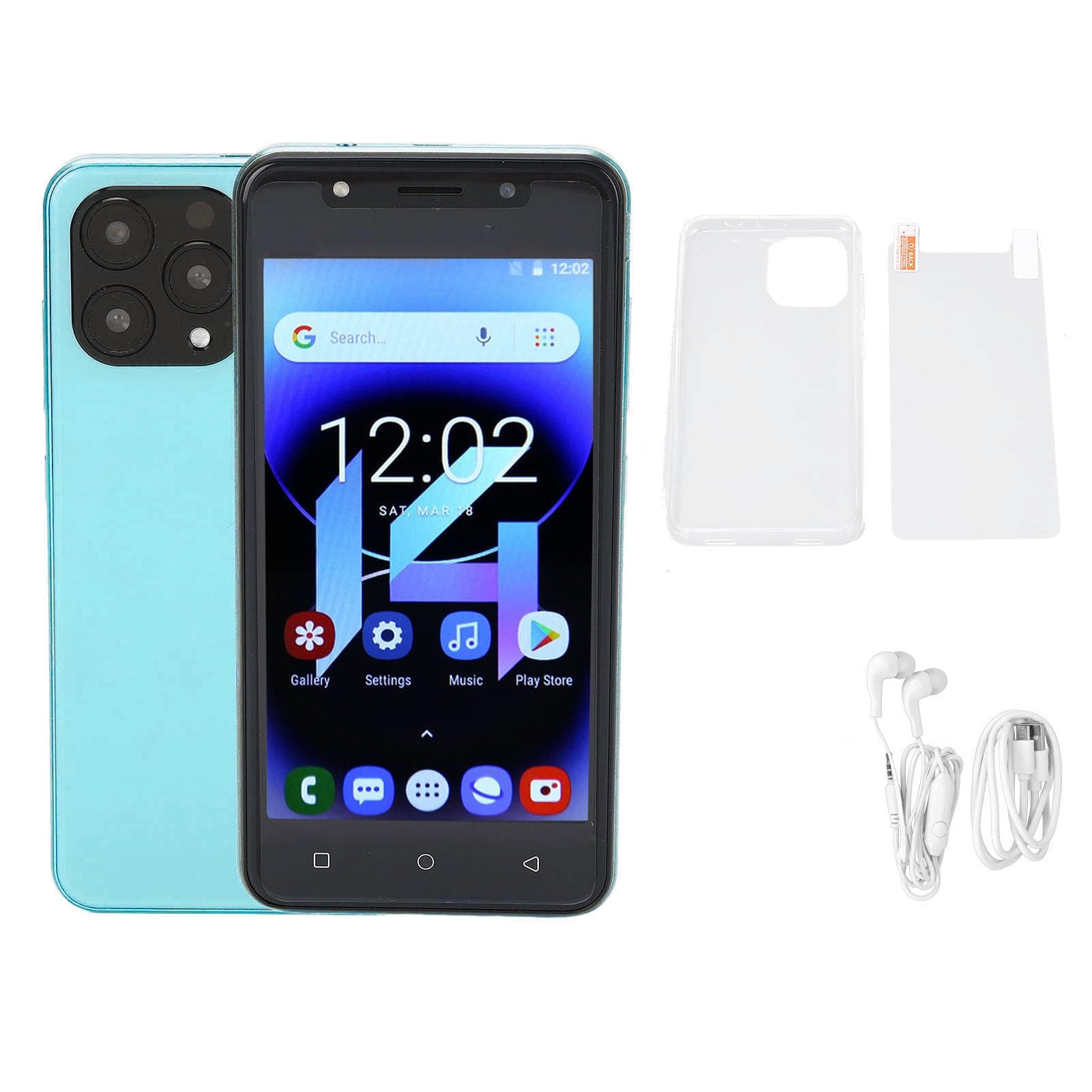 Gearwell Smartphone, I14 Pro Max 5.0 Inch Android Cell Phone with 3G Network Dual SIM and 4GB RAM 32GB Storage, Mobile Phone for Dual Card Dual Standby Use on Amazon.ae - Price Tracker