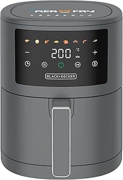BLACK+DECKER 8 in 1 Digital Air Fryer | 3.5L Capacity with Rapid Air Convection Technology | 1500W Power with Colored LED Display | Auto OFF Function with 3 Beep Shake Reminder | AF3550-B5 on Amazon.ae - Price Tracker