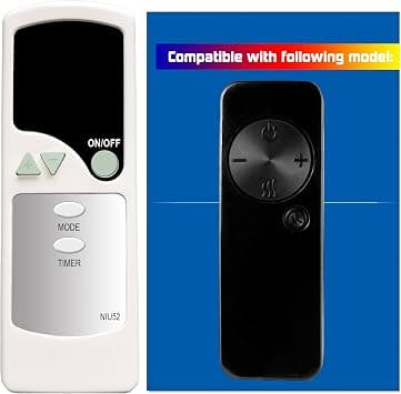 Replacement Remote Control for Vornado Tower Fan NGT335 NGT425 on Amazon.ae - Price Tracker