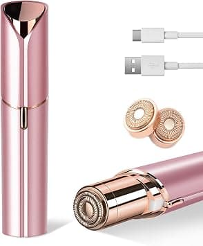 Flawless Facial Hair Remover for Women- as Seen on TV Painless Face Shaver -Mini Hair Remover, Electric Razor Shaver Portable Bikini Epilator for Lips, Chin, Armpit, Peach Fuzz,Neck, Cheek(Rose Gold) on Amazon.ae - Price Tracker
