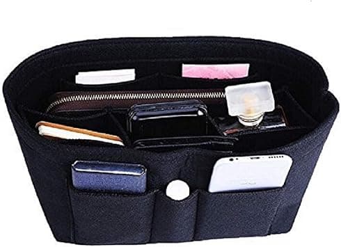 ZTUJO Purse Organizer Insert, Felt Bag Organizer For Handbag, 13 Colors, 6 Sizes (Small, Black) on Amazon.ae - Price Tracker
