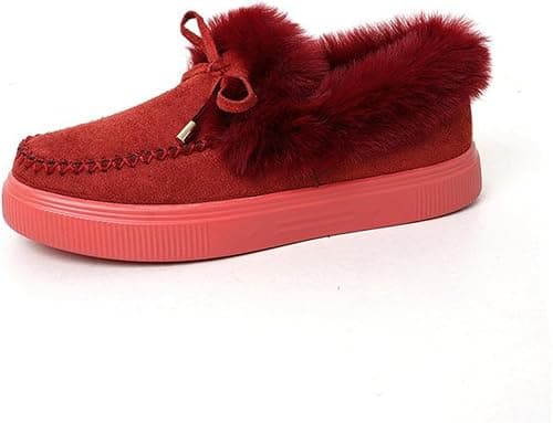 Ladmiple Snow Boots For Women Wide Width Winter Warm Booties Fur Lined Anti-Slip Outdoor Comfort Lace Up Ankle Booties on Amazon.ae - Price Tracker