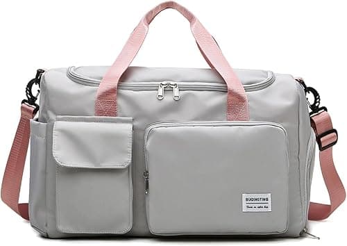 Aputue Gym Bag, Black Duffle Bag with Shoe Compartment and Wet Dry Separation Pocket, Compact Gym Bag for Men and Women, Sports Duffel Bag for Workout Travel Yoga Football Volleyball on Amazon.ae - Price Tracker