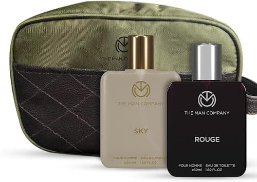 The Man Company Perfume Gift Set for Men - 50ml* 2 | Long-Lasting Fragrance | Premium Combo Set for Him | Musky & Citrusy | | Gift Set for Him | Free Travel Pouch on Amazon.ae - Price Tracker