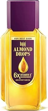 Bajaj Almond Drops Hair Oil - 200ml - Enriched with Natural Almond Nourishment and Vitamin E for Strong, Silky Hair on Amazon.ae - Price Tracker