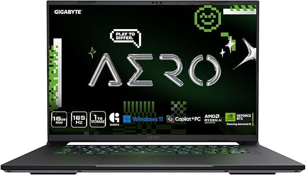 GIGABYTE - AERO X16-165Hz 2560x1600 WQXGA - NVIDIA GeForce RTX 5050 - AMD Ryzen AI 7 350-1TB SSD with 16GB DDR5 RAM - Windows 11 Home AERO X16 1TH93USC94AH on Amazon.ae - Price Tracker