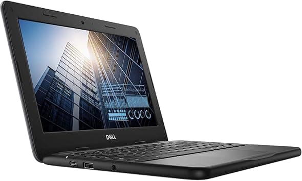 DELL 3100 11.6'' Touchscreen 2-in-1 Chromebook 11, Intel Celeron N4020, 4GB RAM, 32GB Flash Memory, Chrome OS (J0JW4) (Renewed) - متتبع أسعار Amazon.sa