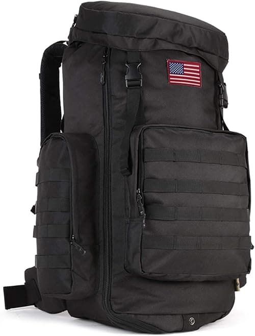 outdoor plus Extra Large Camping Backpack For Men, Military Molle Hiking 2 Daypack 60L70L85L Waterproof Backpacking Rucksack | Hiking, Rucksack, 2 Daypack, Backpacking, Waterproof على Amazon.ae - متتبع الأسعار