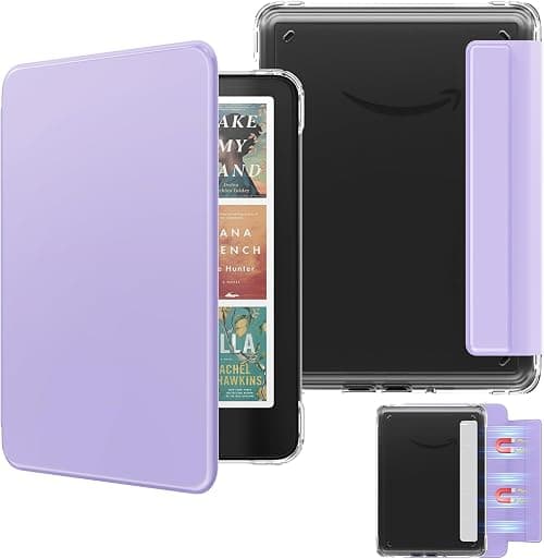 MoKo Magnetic Case for 7" Kindle Paperwhite 12th Gen& Colorsoft, Lilac on Amazon.ae - Price Tracker