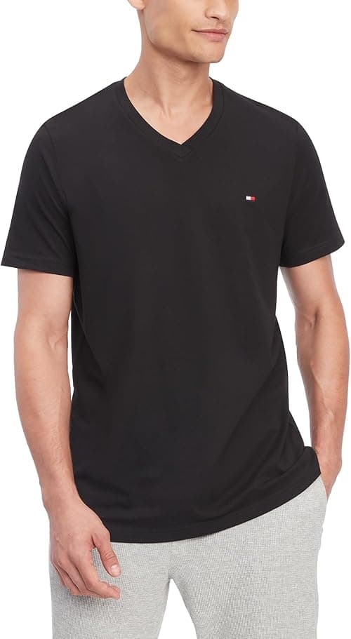 Tommy Hilfiger Men's Core Flag V-Neck Tee on Amazon.ae - Price Tracker