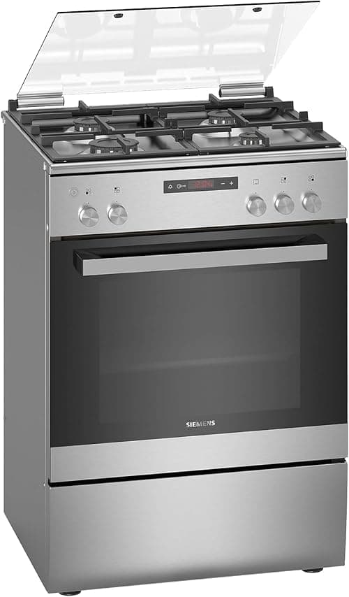Siemens IQ300 Free Standing 71L Gas Cooker, 60cm Cooker, Gas Cooktop Cooker, German Engineering Cooking Range HG2M30E50M على Amazon.ae - متتبع الأسعار