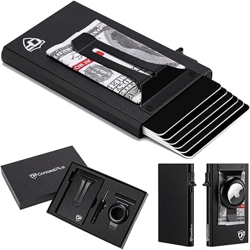 Conceal Plus Card Blocr Best Minimalist Wallet Slim RFID Blocking Credit Card Holder (Pink) on Amazon.ae - Price Tracker