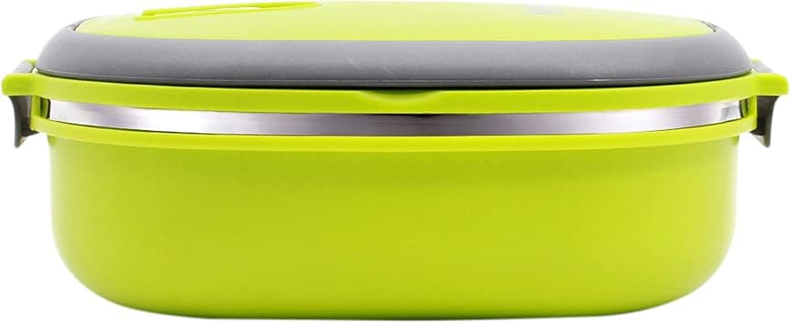 Royalford Stainless Steel Lunch Box Square Green, Multi على Amazon.ae - متتبع الأسعار