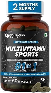 Carbamide Forte Multivitamin Tablets Men and women | Multi Vitamin for Men Gym & sports | Multivitamins for Energy & Fitness | 81 Ingredients - 60 Tablets on Amazon.ae - Price Tracker